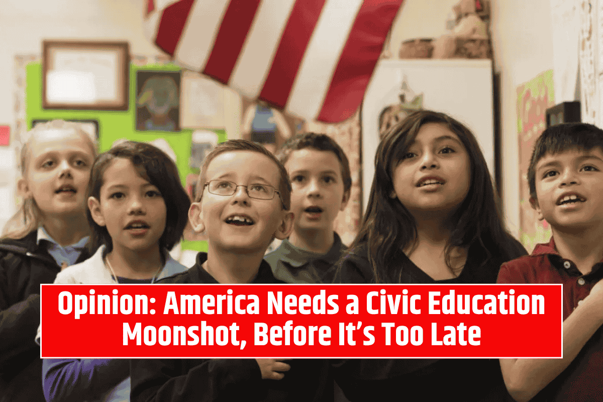 Opinion: America Needs a Civic Education Moonshot, Before It’s Too Late